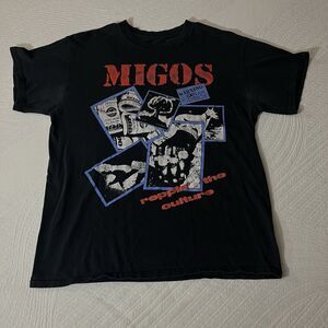 Migos Reppin The Culture Quality Control Mixtape Album Graphic Mens M T shirt